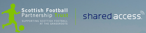 Scottish Football Partnership Trust and Shared Access logo